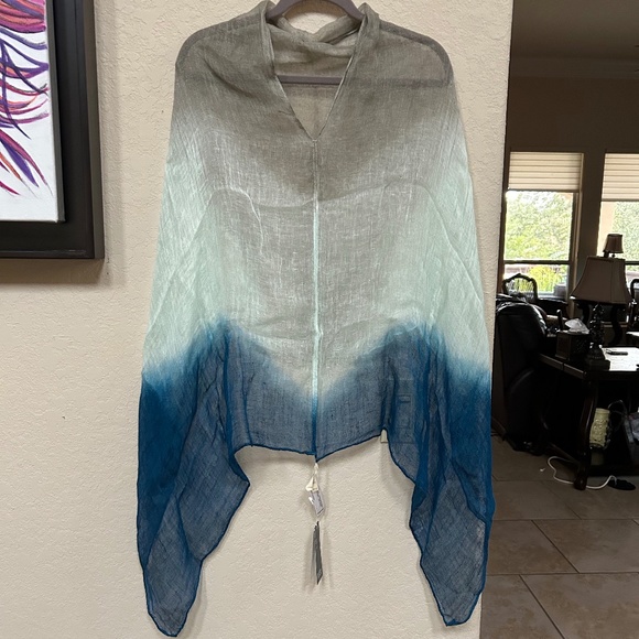 Eileen Fisher Jewel Poncho. NWT - Picture 1 of 8